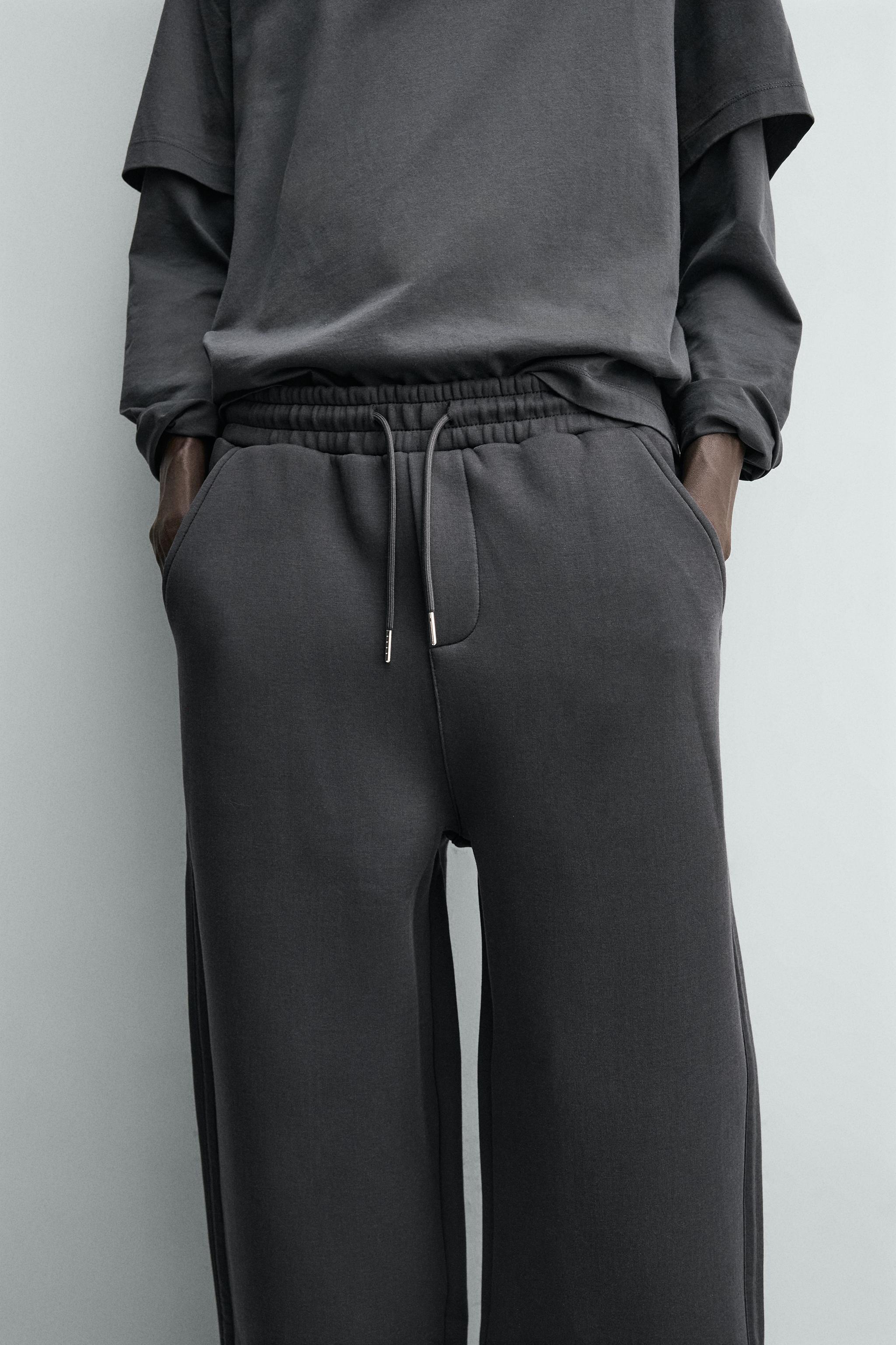 PANTALON JOGGER INTERLOCK COUPE DÉCONTRACTÉE